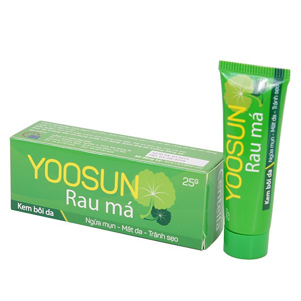 Yoosun pennywort cream (yoosun rau má trị mụn) - 1 tube 25gr
