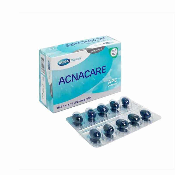 Acnacare Mega We Care – Helps prevent and maintain the treatment of acne – 30 capsules