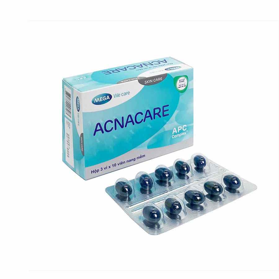 Alternatief voorstel Gelijkenis Leer Acnacare Mega We Care - Helps prevent and maintain the treatment of acne -  30 capsules - Vietnamese online store