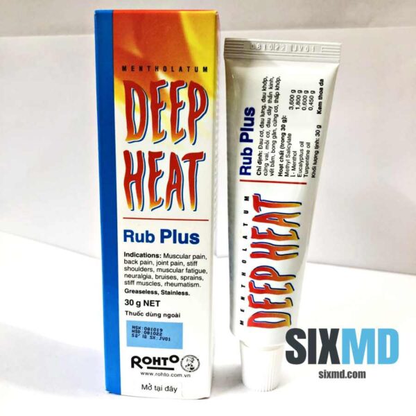 Deep Heat Rub Plus 1 tube 30g