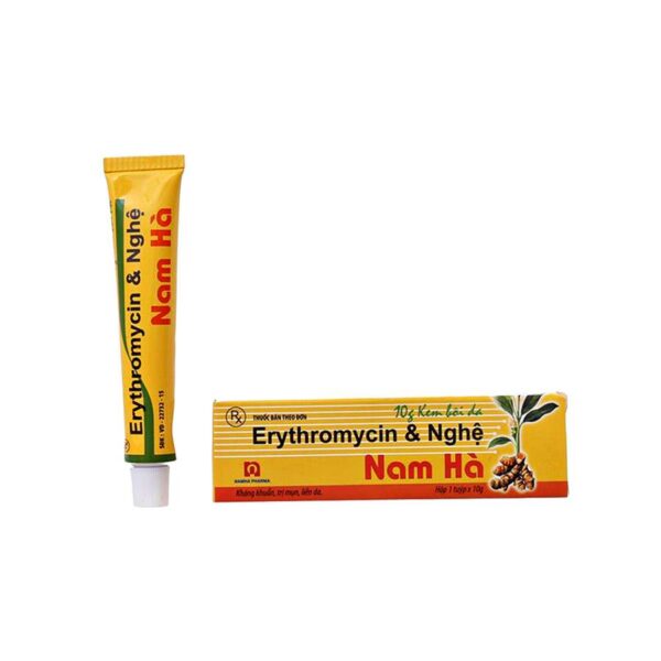 Erythromycin Tumeric Cream Nghe Nam Ha 10 gramm