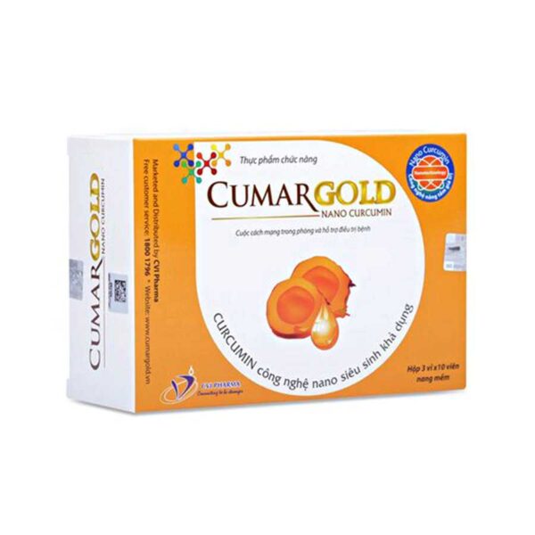 Cumar Gold Nano Curcumin 30 capsules from Vietnam