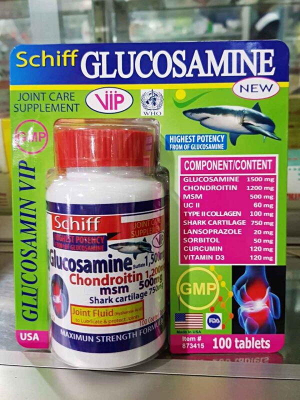 schiff glucosamine 1500mg 100 capsules Vietnam