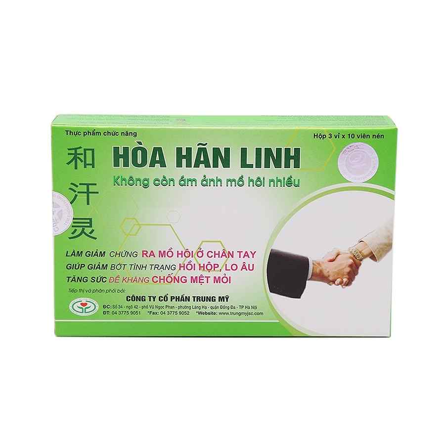 Hoa Han Linh - Treatment for hyperhidrosis - 30 tablets - SIXMD ...