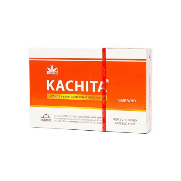 Kachita Nhat Nhat Indications: Treatment of oral ulcers (ulcers), swollen lips, toothache, bleeding from teeth, swollen gums, sore throat, bad breath