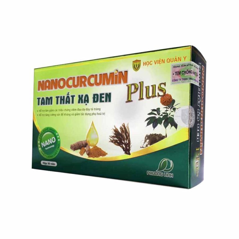 Nano Curcumin Plus Tam That Xa Den Plus for people suffering from ...