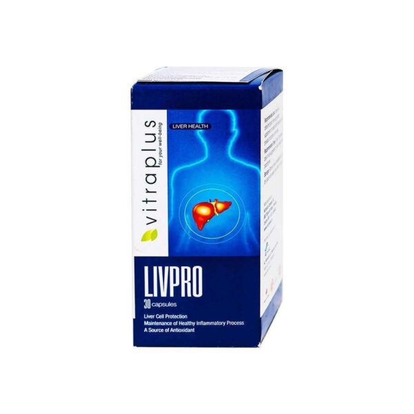 Vitraplus LIVPRO 30 capules - Liver detox supplements