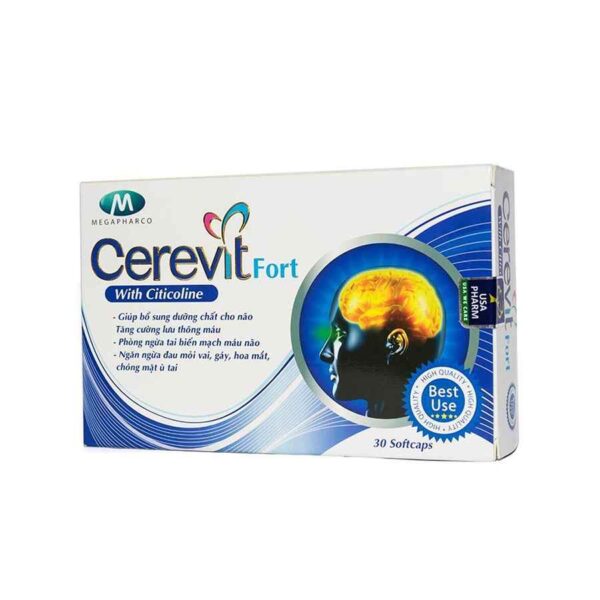 Cerevit Fort - Brain Supplement, increased blood circulation, improved memory
