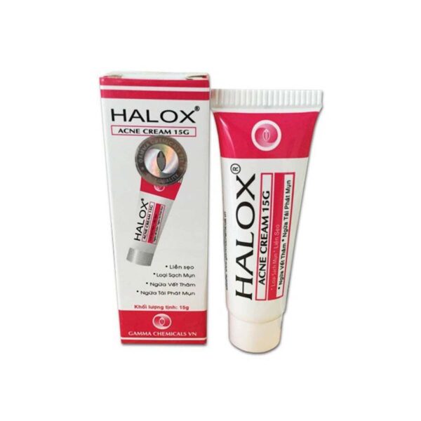 Halox acne cream 15g -Treatment and prevention of acne