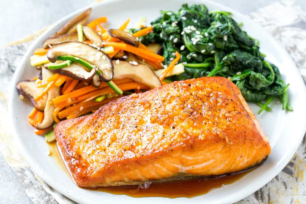 Salmon diet for stomach