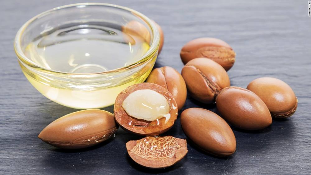 Organic cold pressed argan nut oil