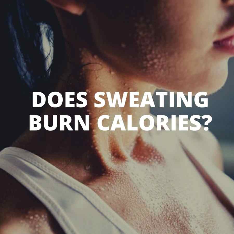 Does sweating burn calories