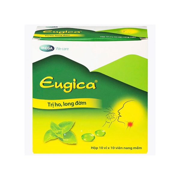 Natural organic cough and cold treatment pills Eugica Xanh from Vietnam