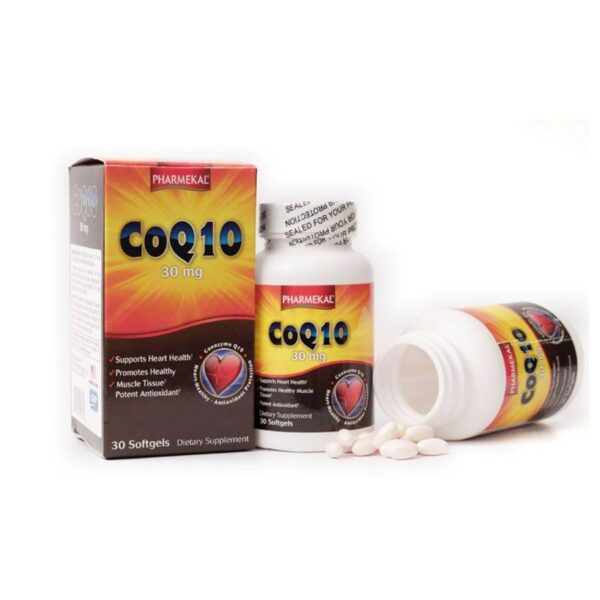 coq10 pharmekal 30 capsules box