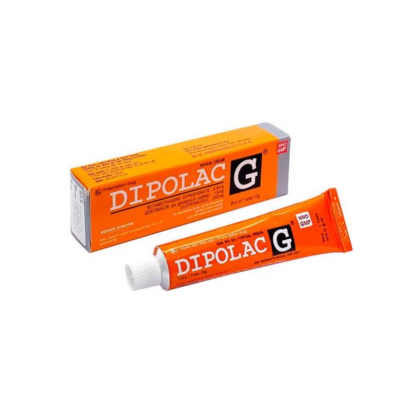 Dipolac G - Treatment of skin inflammation caused by bacterial and fungal infections - 15 g