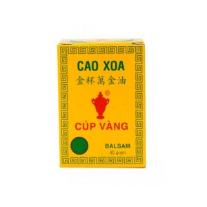 Cao Xoa Cup Vang Balsam - Warming balm for colds, muscle and joint pain - 40 g