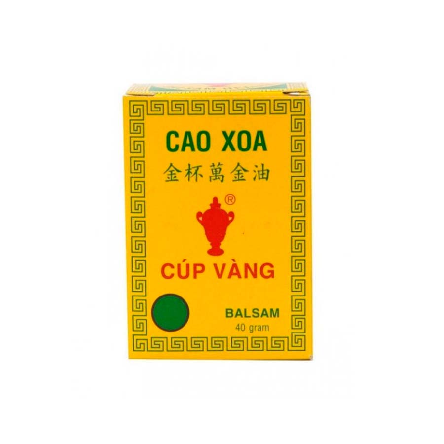 Cao Xoa Cup Vang Balsam - Warming balm for colds, muscle and joint