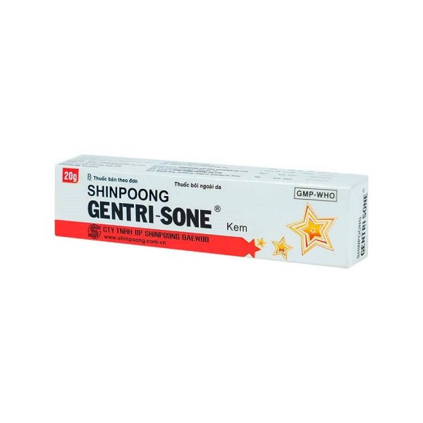 Shinpoong Gentrisone Cream - Treatment for contact dermatitis, atopic dermatitis - 10 g