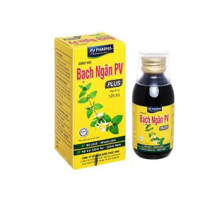 Natural Herbal Syrup Bach Ngan PV Plus - Cough and phlegm treatment syrup - 125 ml