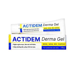 Actidem Derma Gel - Acne treatment gel, reduce dark spots - 18 g tube.